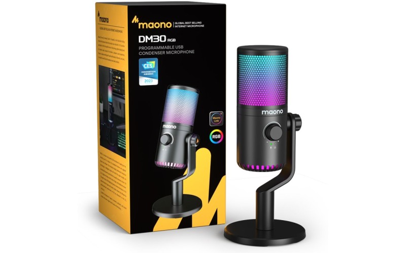 Maono DM30RGB конденсаторный USB микрофон