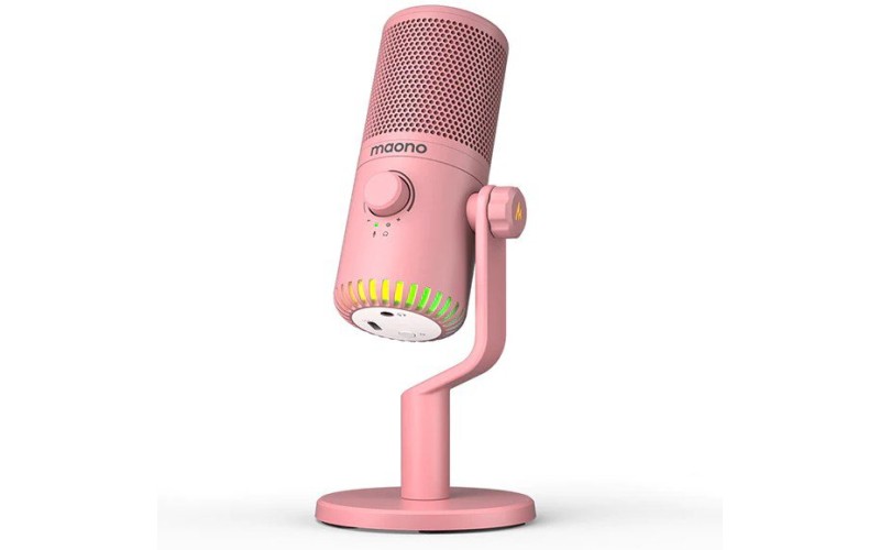 Maono DM30RGB (pink) конденсаторный USB микрофон