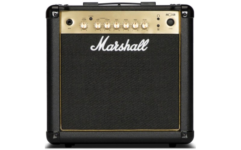 MARSHALL MG15GR комбо гитарный, 15Вт, 1х 8', пружинный ревербератор