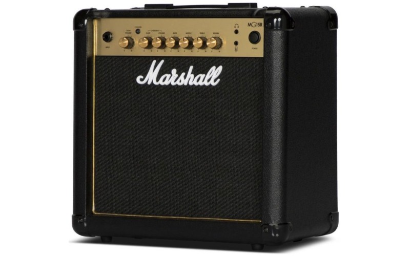 MARSHALL MG15GR комбо гитарный, 15Вт, 1х 8', пружинный ревербератор