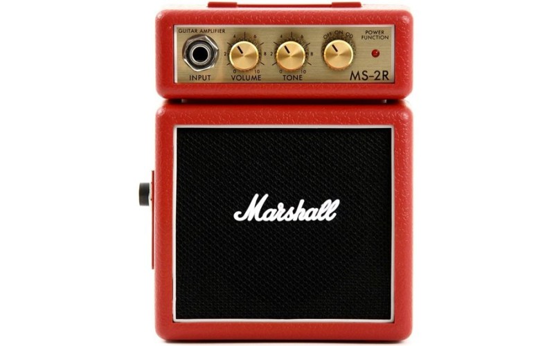 MARSHALL MS-2R MICRO AMP (RED) усилитель гитарный транзисторный, 1 Вт