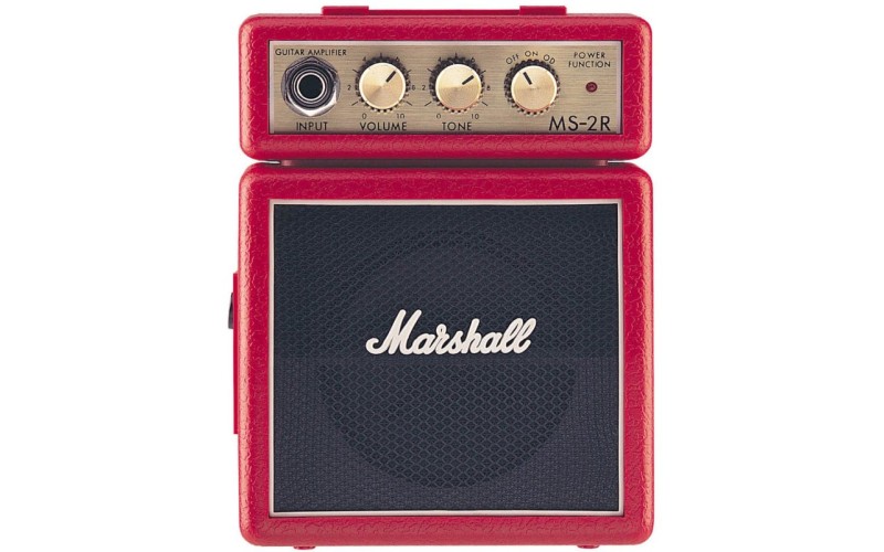 MARSHALL MS-2R MICRO AMP (RED) усилитель гитарный транзисторный, 1 Вт