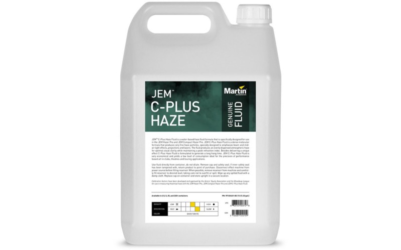 MARTIN C-Plus 5L - жидкость для генерат. тумана Jem Compact Hazer Pro, 5 литров.