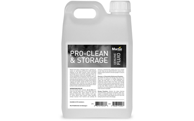 MARTIN Pro Clean and Storage 2,5L - жидкость для проведения сервис обслуживания генераторов 2,5л