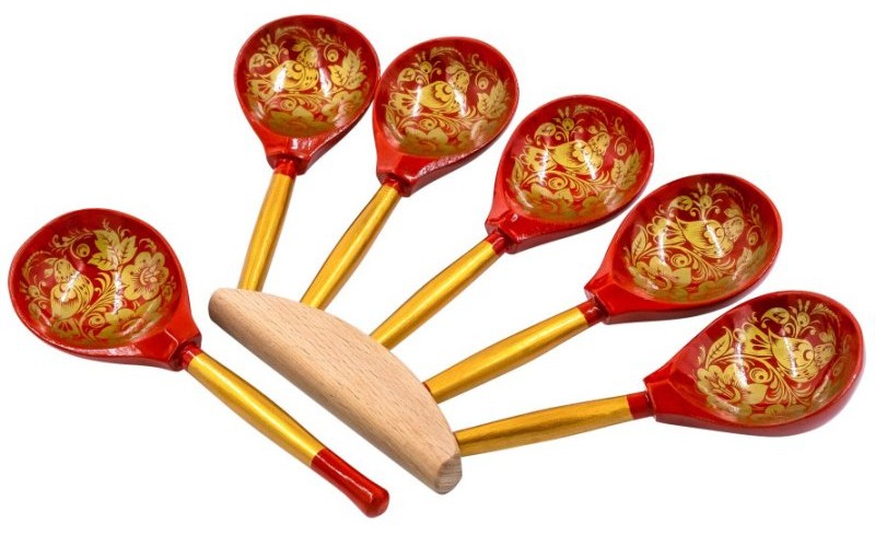 Мастерская Сереброва MS-K1-LZ-08 Ложки веерные, пятерка, 1 категория