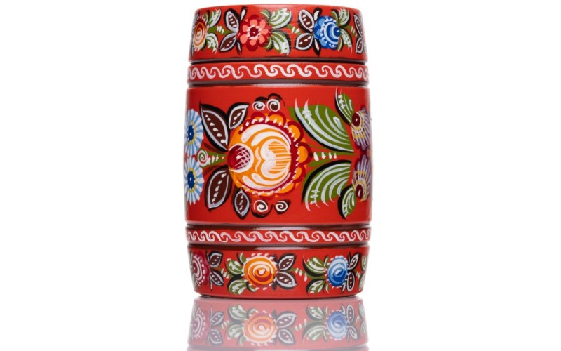 Мастерская Сереброва MS-K1-PG-08 Погремушка бочонок, средняя, 1 категория