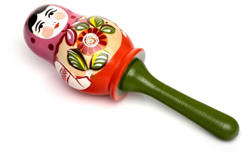 Мастерская Сереброва MS-K1-PG-10 Погремушка матрешка, малая, 1 категория