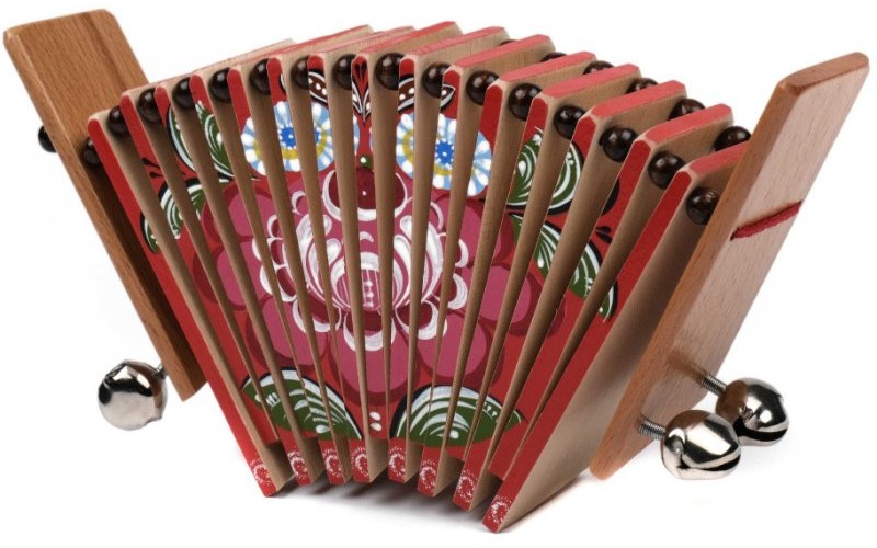 Мастерская Сереброва MS-K2-TR-04 Трещотка пластинчатая «малютка» с бубенцами