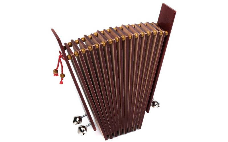 Мастерская Сереброва MS-T1-TR-06 Трещотка пластинчатая большая, с бубенцами, тонировка, 1 категория