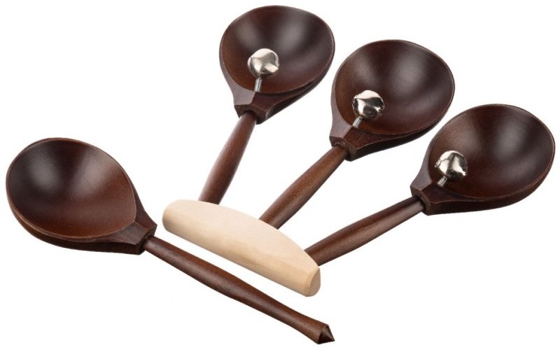 Мастерская Сереброва MS-T2-LZ-07 Ложки веерные с бубенцами, тонировка