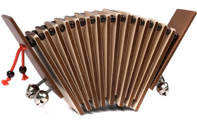 Мастерская Сереброва MS-T2-TR-04 Трещотка пластинчатая «малютка» с бубенцами, тонировка