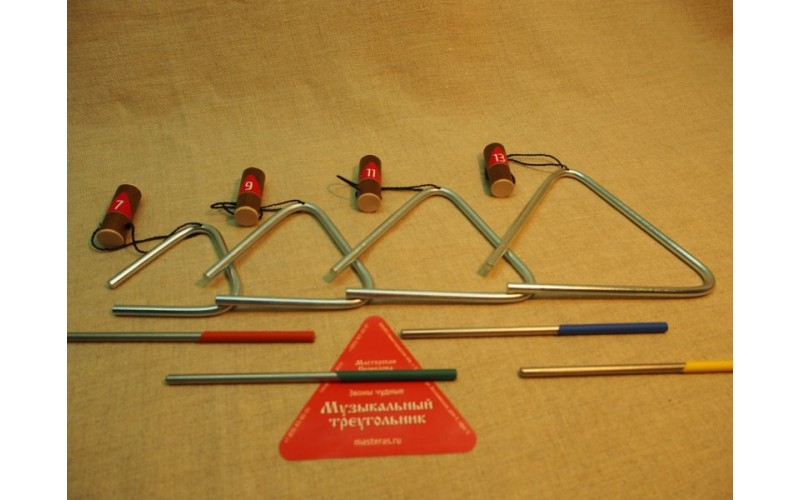 Мастерская Сереброва MS-ZH-KT-TR-06 Комплект треугольников No 6, 4 штуки 07-13см, диаметр 6мм