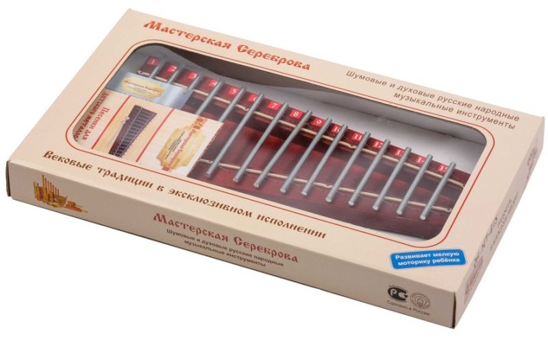 Мастерская Сереброва MS-ZH-MT-615 Металлофон диатонический, Ля мажор, 15 нот