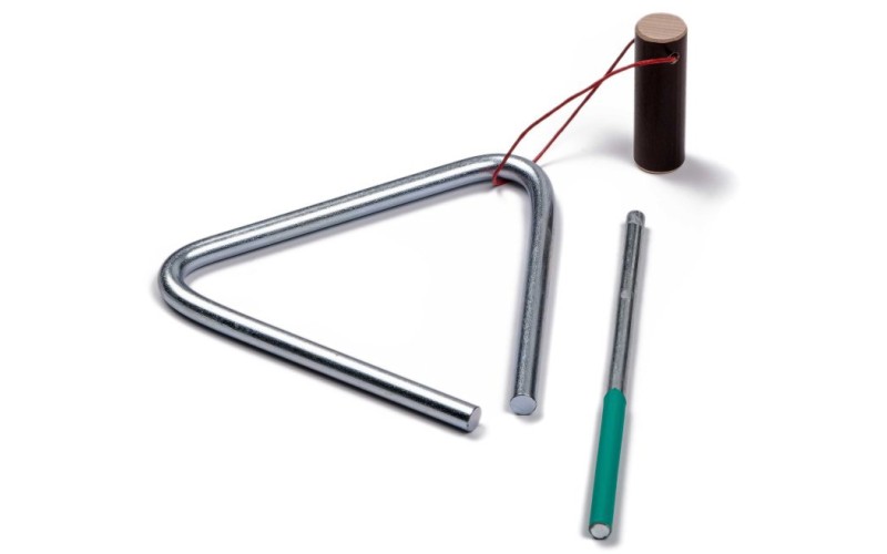 Мастерская Сереброва MS-ZH-TR-814 Треугольник с палочкой, 14см