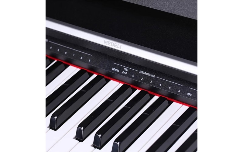 MEDELI CDP5000 фортепиано цифровое, молоточковая механика, полифония 64, 26 голосов,3 педали, стойка