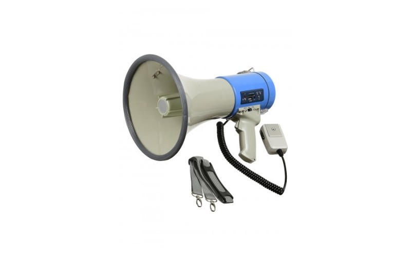 Мегафон HW-66SU 30Вт, выносной микрофон, сигнал сирены, USB,SD,AUX