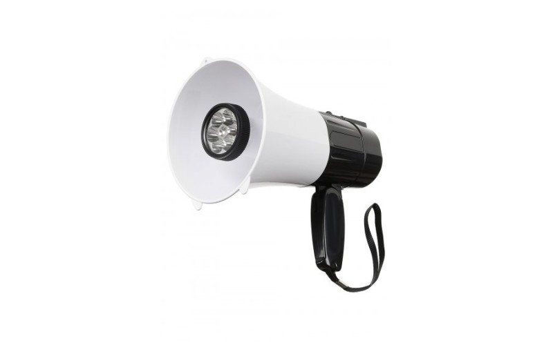 Мегафон YC-148 15Вт, сигнал сирены, функция записи в закольцованном режиме 1, светодиодная подсветка