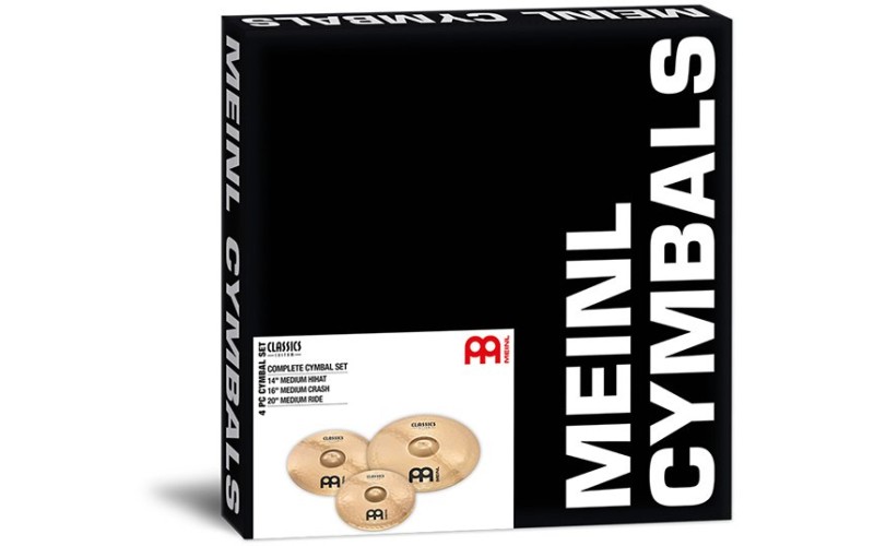 Meinl CC141620 Classics Custom Complete Cymbal Set Комплект тарелок 14, 16, 20