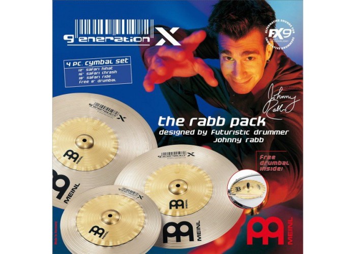 MEINL GX-12/16/18 - комплект эффект-тарелок: GX-18SR (Safari Ride), GX-16SC (Safari Crash), GX-12SH 