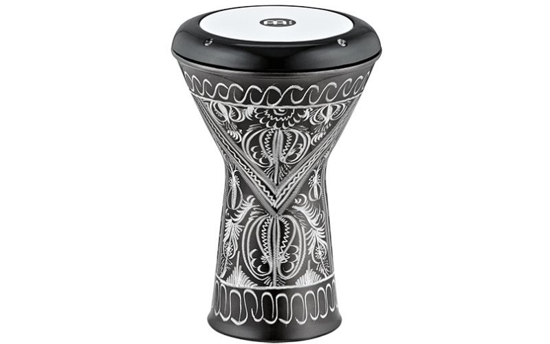 MEINL HE-2018 сопрано думбек (алюминий), цвет черный, с гравировкой