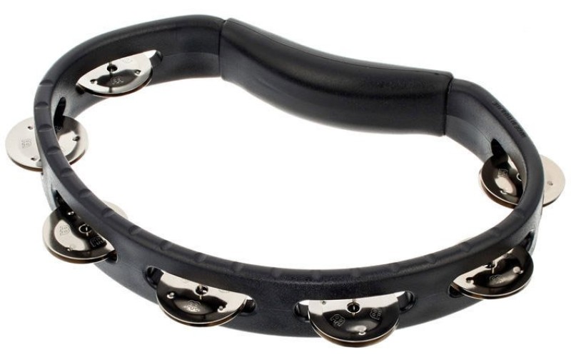 Meinl HTBK тамбурин пластиковый однорядный, без мембраны, сталь, цвет чёрный