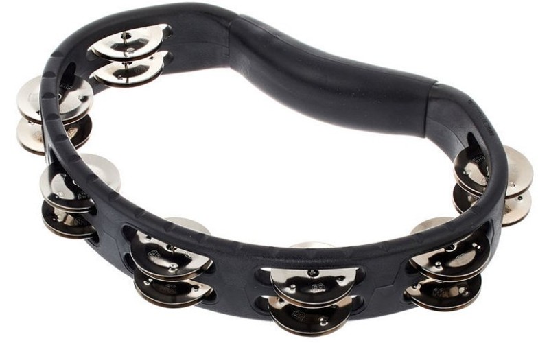 Meinl HTMT1BK Headliner Series Тамбурин, 2 ряда бубенцов, пластик