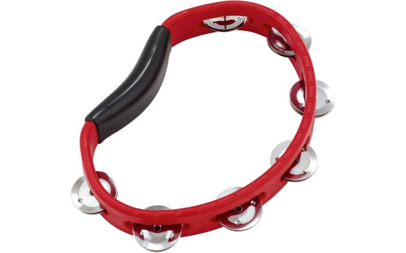 MEINL HTR тамбурин, один ряд, джинглы из нержавеющей стали, красный