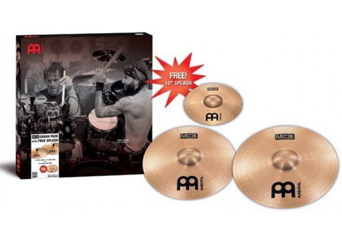 MEINL MCS1618+10S - комплект тарелок MCS Crash-pack, включает в себя MCS16MC, MCS18MC + MCS10S