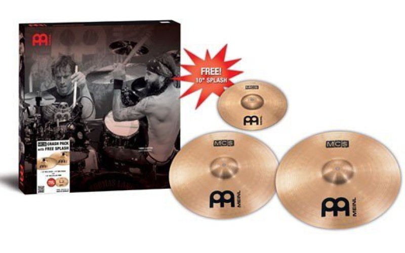 MEINL MCS1618+10S - комплект тарелок MCS Crash-pack, включает в себя MCS16MC, MCS18MC + MCS10S