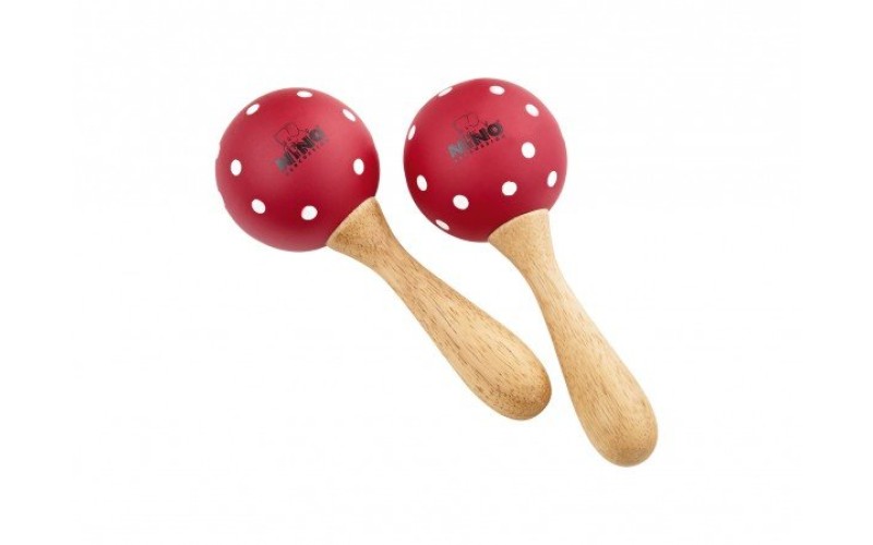 MEINL NINO8PD-R - маракасы деревянные, большие, круглые