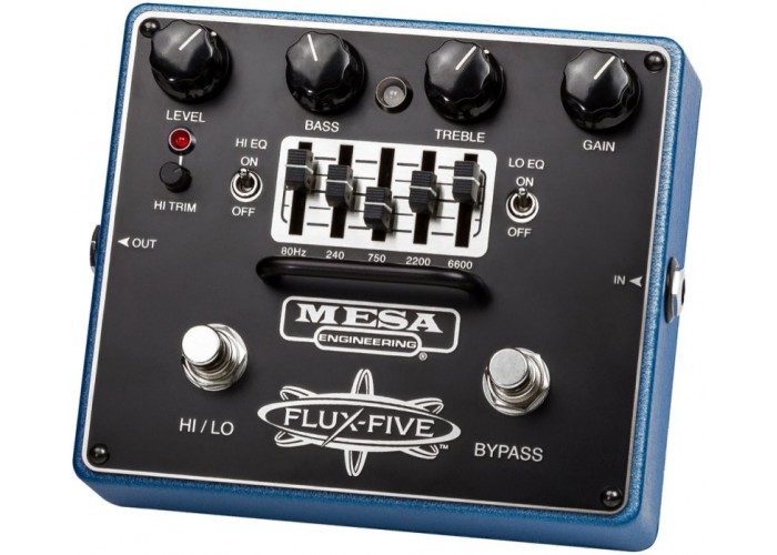 MESA BOOGIE FLUX-FIVE OVERDRIVE+ педаль эффектов, овердрайв + пятиполосный эквалайзер