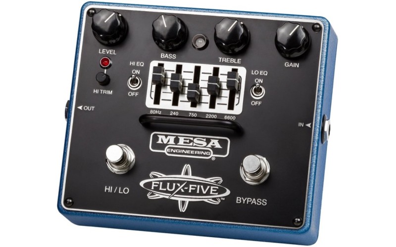 MESA BOOGIE FLUX-FIVE OVERDRIVE+ педаль эффектов, овердрайв + пятиполосный эквалайзер