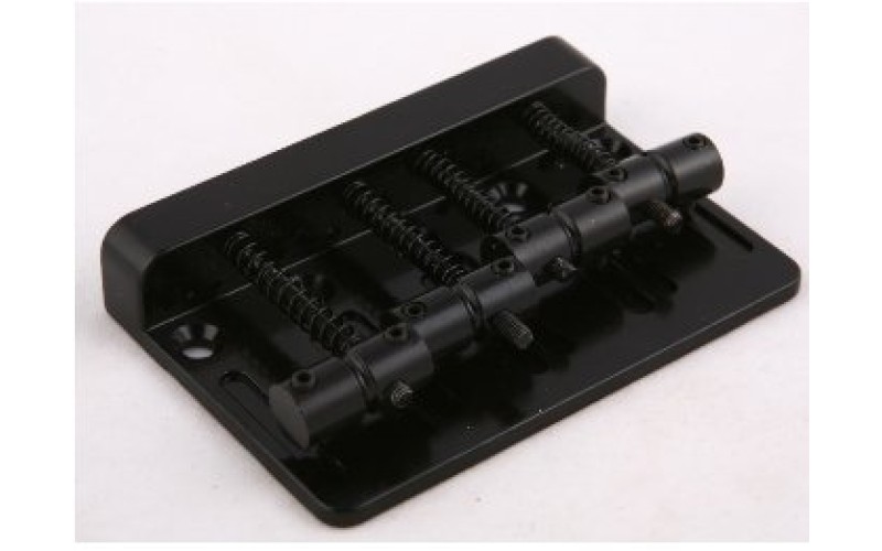 Metallor BB-02-BK Бридж (струнодержатель) бас-гитары, черный
