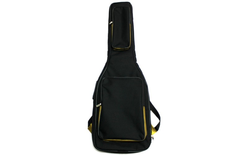 MEZZO MZ-ChGB-3b/g Чехол для бас-гитары, черный/золото