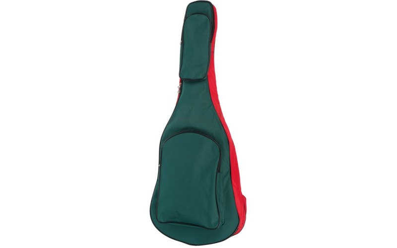 MEZZO MZ-ChGC-3 red/green Чехол для классической гитары, красный / зеленый