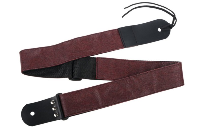 MEZZO MZ-RG-5bur Ремень для гитары, бордовый