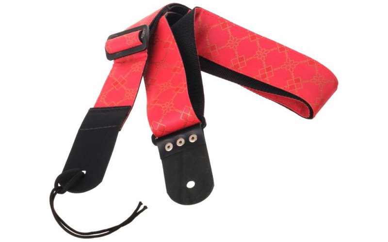 MEZZO MZ-RG-5red Ремень для гитары, красный