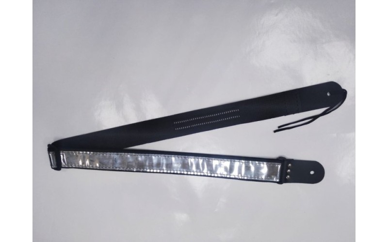 MEZZO MZ-RG-5sil Ремень для гитары, серебро