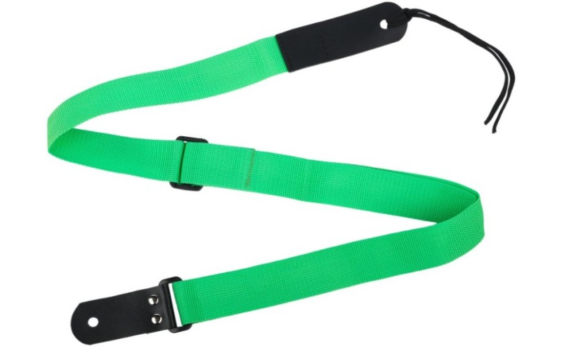 MEZZO MZ-RGU-1-40green Ремень для классической гитары/укулеле, зеленый