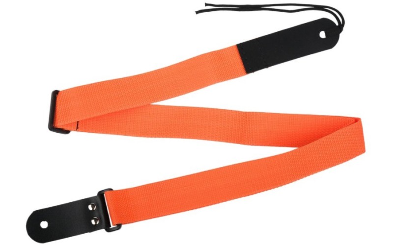 MEZZO MZ-RGU-1-40ora Ремень для классической гитары/укулеле, оранжевый