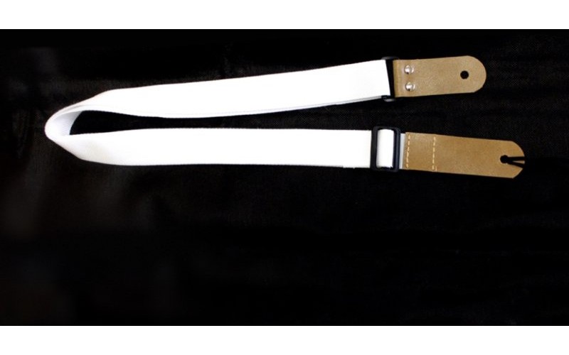 MEZZO MZ-RGU-35wh Ремень для классической гитары/укулеле, белый