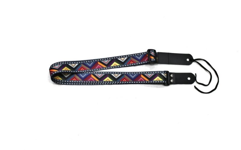 MEZZO MZ-RGU-40et3 Ремень для классической гитары/укулеле, тесьма этнос-3