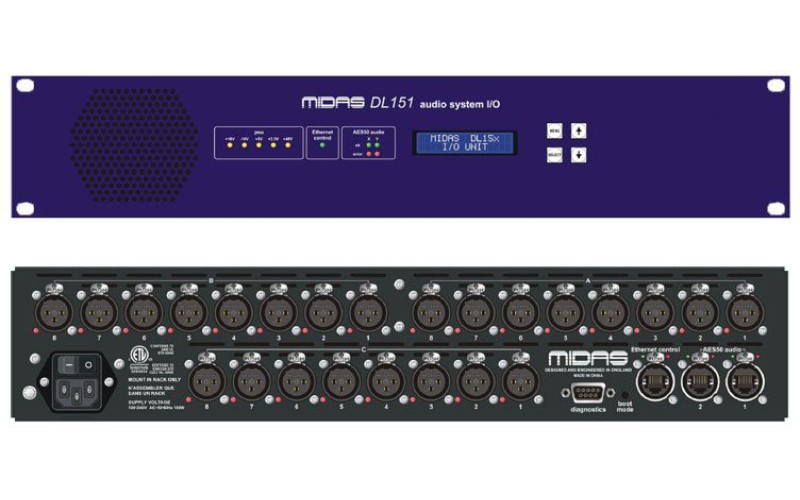 MIDAS DL151 блок 24 мик/лин входа