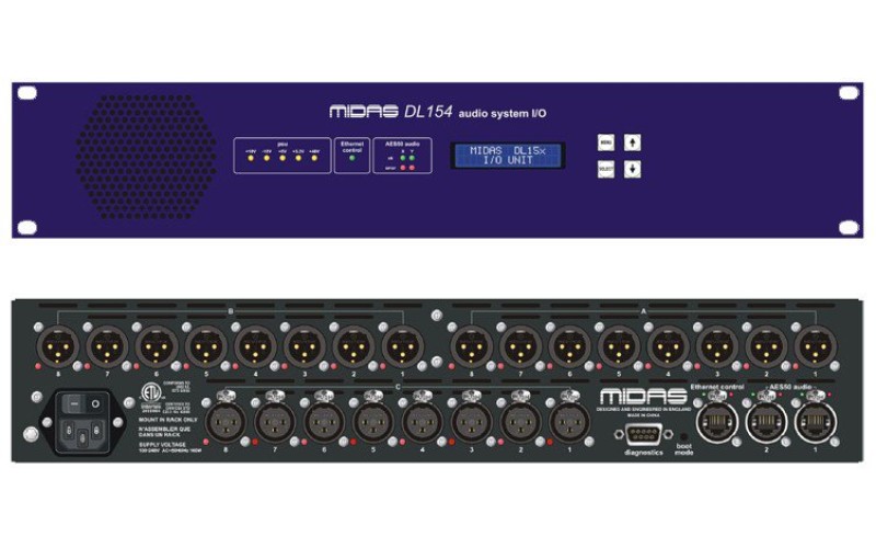 MIDAS DL154 блок 8 мик/лин входов