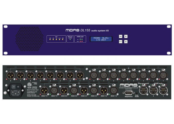 MIDAS DL155 блок 8 мик.лин входов, 8 лин выходов XLR