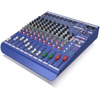 MIDAS DM12 - аналоговый микшер, 12 каналов (2 стерео), 8 мик.преампов MIDAS, 8 инсертов, 2 AUX