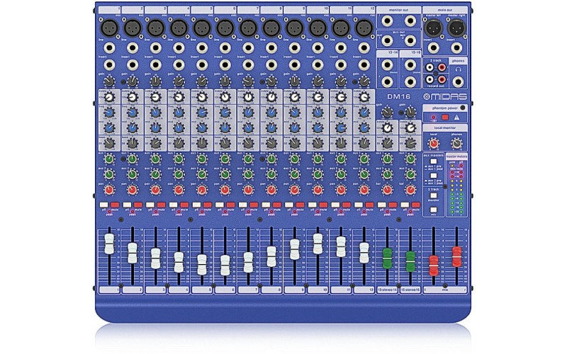 MIDAS DM16 - аналоговый микшер, 16 каналов