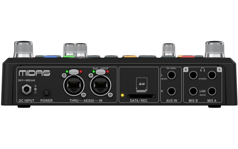MIDAS DP48 - персональный мониторный микшер, 48 каналов, 2 микса, 2 выхода на наушники