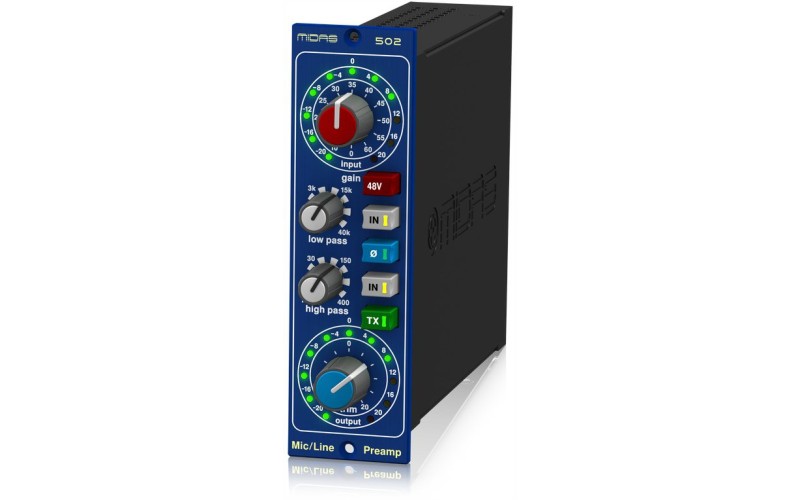 MIDAS MICROPHONE PREAMPLIFIER 502 V2 микрофонный предусилитель