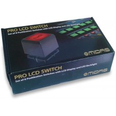 MIDAS PRO LCD SWITCH комплект из 8 кнопок